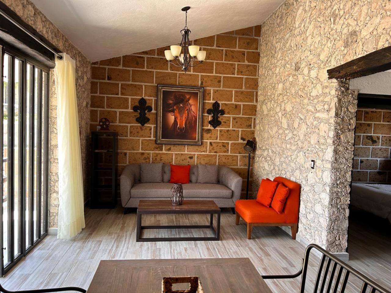 Cabanas, Suites Y Habitaciones Rancho San Jorge Берналь Экстерьер фото